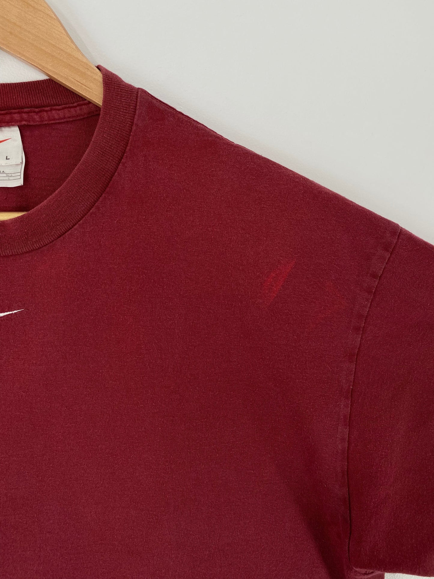 90’s NIKE CENTER SWOOSH Made in USA Size L Vintage Long Sleeve T-shirt / E6557T