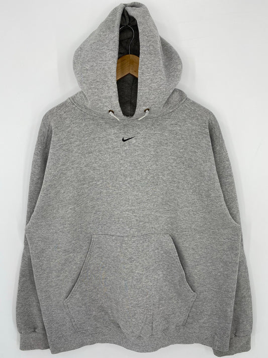 90’s NIKE CENTER SWOOSH Made in USA Size L Vintage Hoodie Sweat-Shirt / K7248