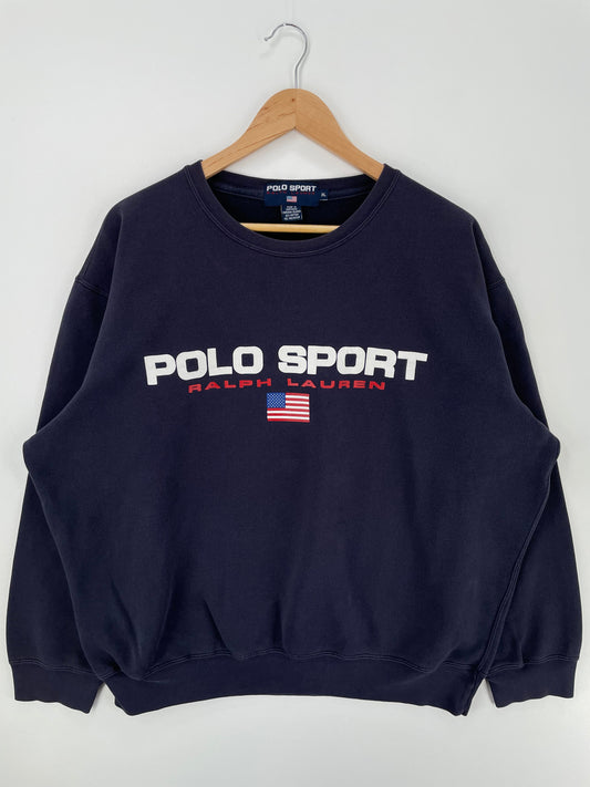 Vintage POLO SPORTS RALPH LAUREN Size XL Sweat-shirt / E1279S