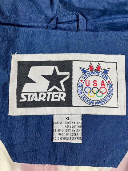 90's STARTER x USA OLYMPIC Size XL Vintage Nylon Jacket / E766
