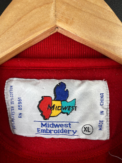 90’s UNIVERSITY OF INDIANA Size XL Vintage College Sweat-shirt / A5631