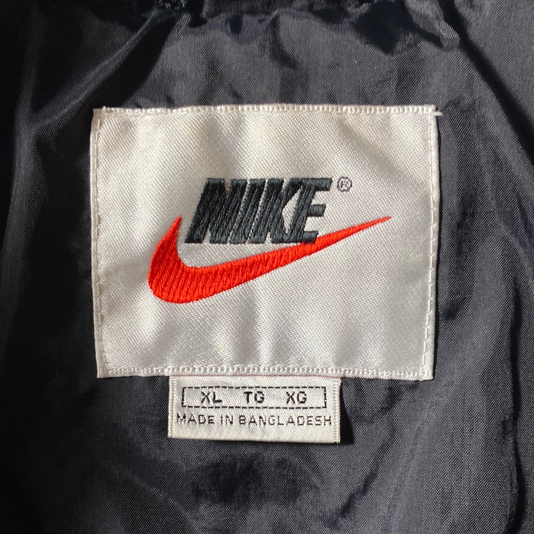 90's NIKE Size XL Vintage Nylon Padded Jacket / E1742N