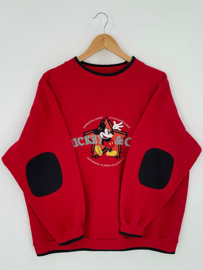 90's DISNEY MICKEY Size XL Vintage Sweat-shirt/ K5409