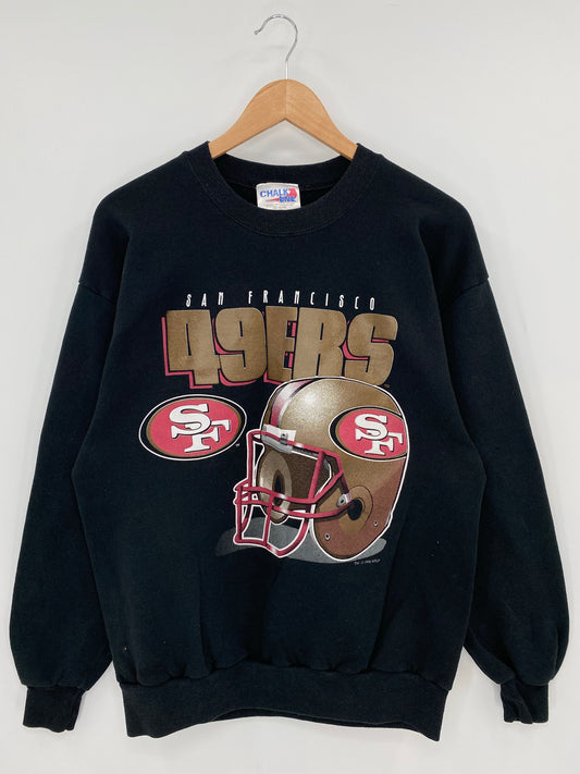 1996 SAN FRANCISCO 49ERS Made in USA Size L Vintage NFL Sweat shirt / K7408