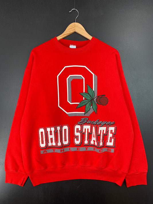 90's SALEM x OHIO STATE Made in USA Size XL Vintage College Sweat-Shirt / A7764