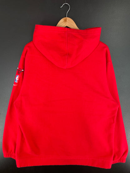 00' NIKE CHICAGO BULLS Size M Vintage NBA Hoodie Sweat-Shirt / A3869