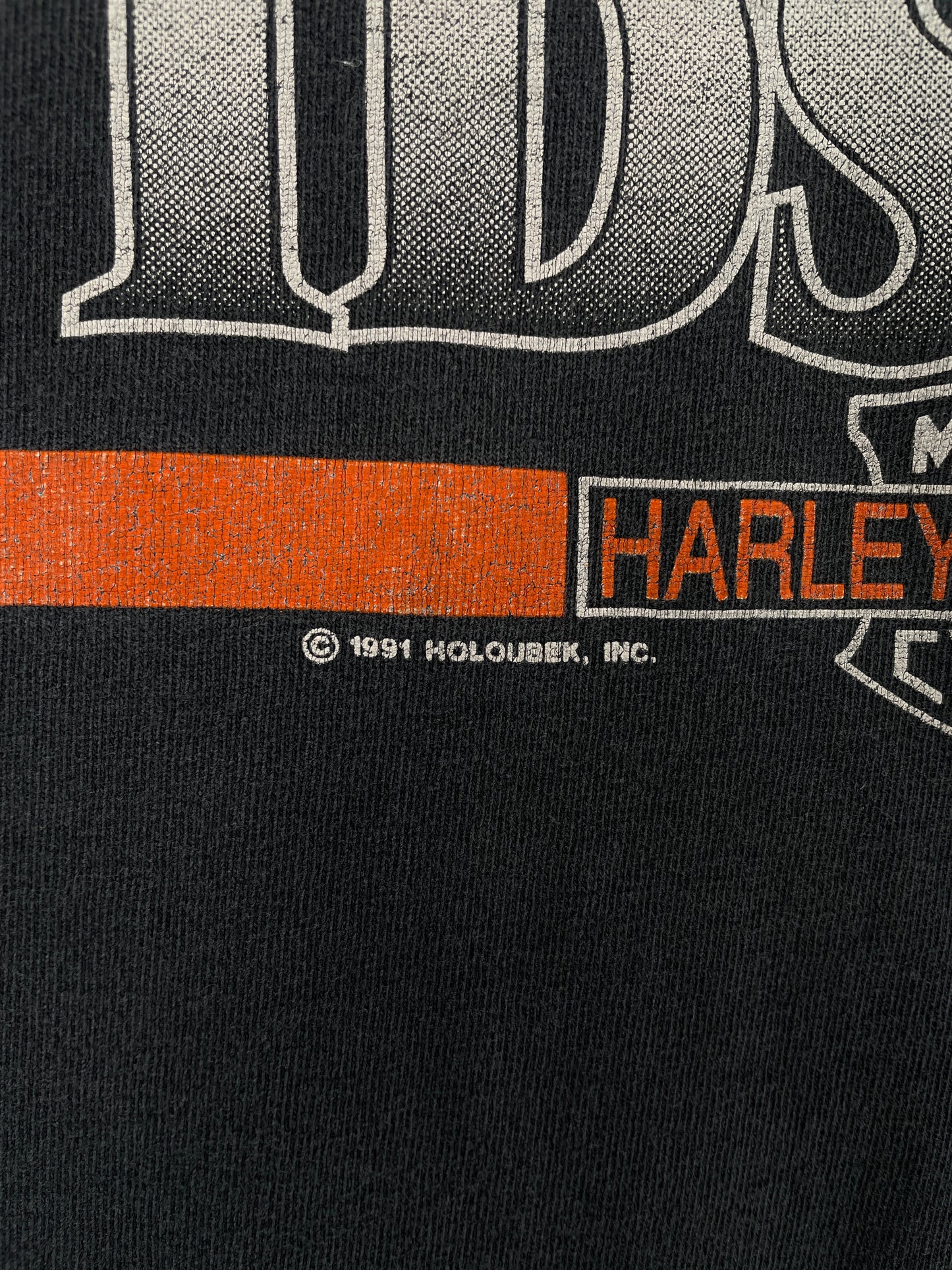 1991 HARLEY DAVIDSON Made in USA Size XL Vintage T-shirt / E6529T