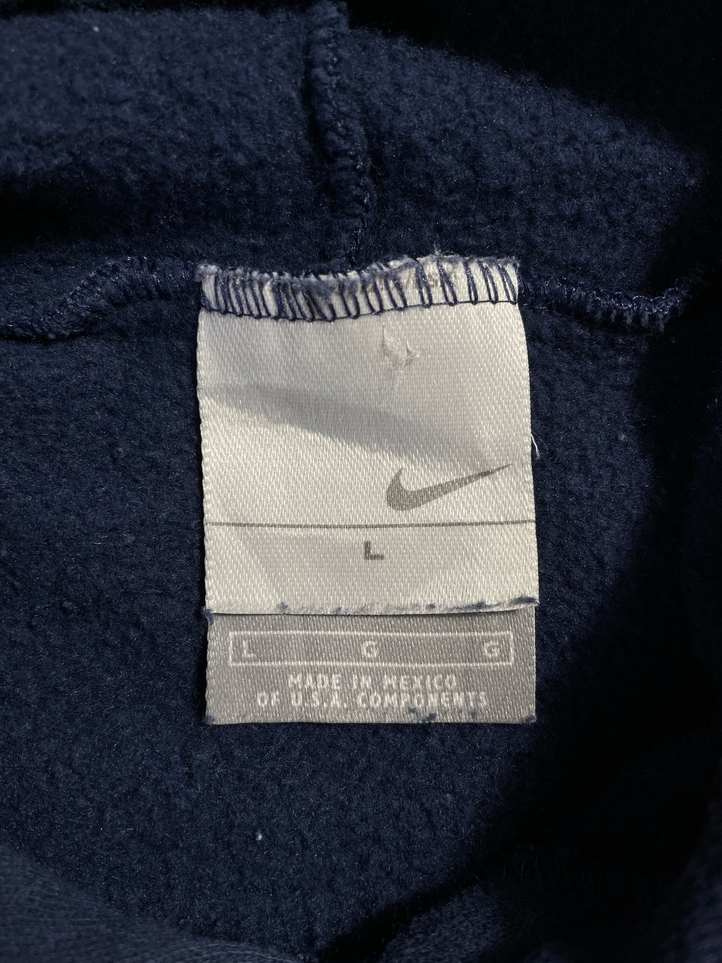 90’s NIKE CENTER SWOOSH Size L Vintage Hoodie Sweat-Shirt / A9263