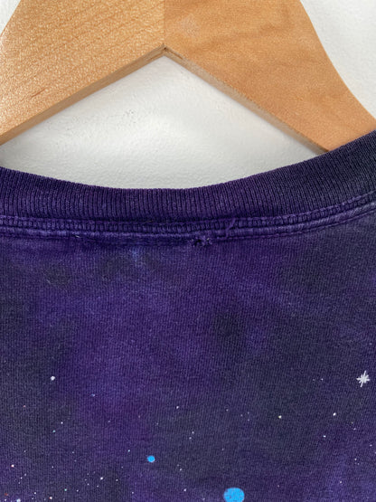 1992 LIQUID BLUE SPACE TIE-DYE Size No Tag(Approx.XL) Vintage T-shirt / A722