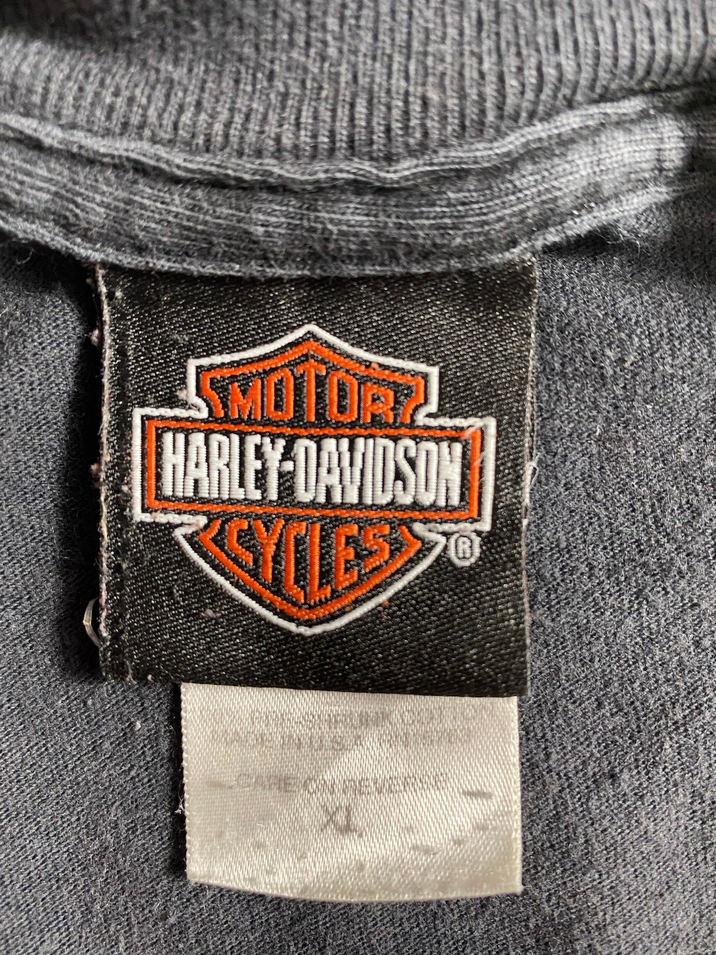 2005 HARLEY DAVIDSON Made in USA Size XL Vintage Long Sleeve T-Shirt / K4702