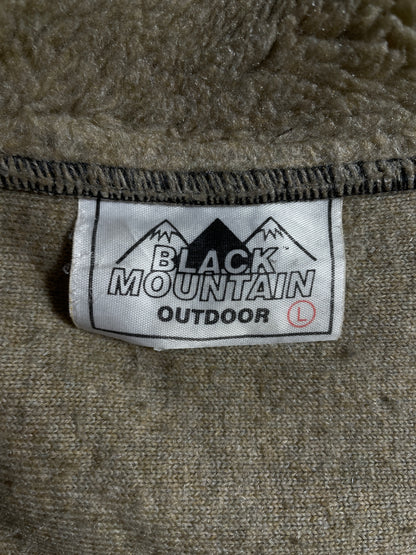 Vintage BLACK MOUNTAIN Size L Zip Up Fleece Jacket / E818