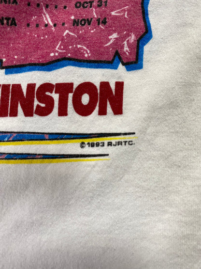 1993 NASCAR WINSTON CUP Made in USA Size XL Vintage Racing T-Shirt / A3123