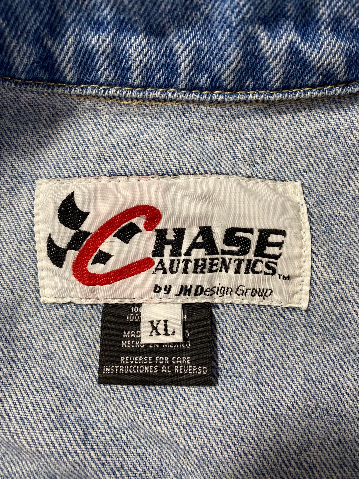 90’s NASCAR DALE EARNHARDT x GOODWRENCH Size XL Racing Denim Jacket / A979