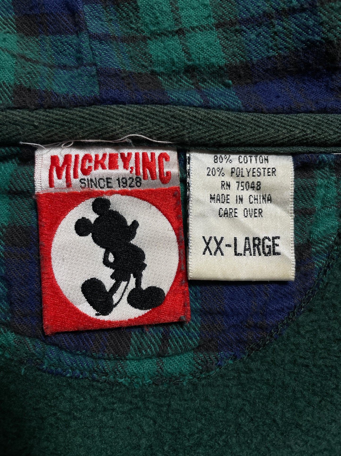 90's DISNEY WORLD Size XXL Vintage Hoodie Sweat-shirt / E150