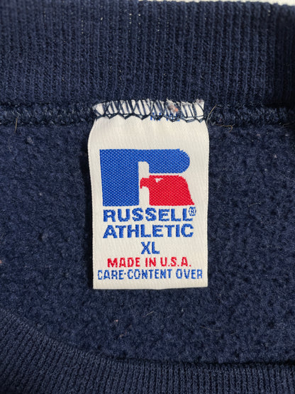 90's RUSSELL x UNC WILMINGTON Made in USA Size XL Vintage College Sweat-Shirt / E1842S