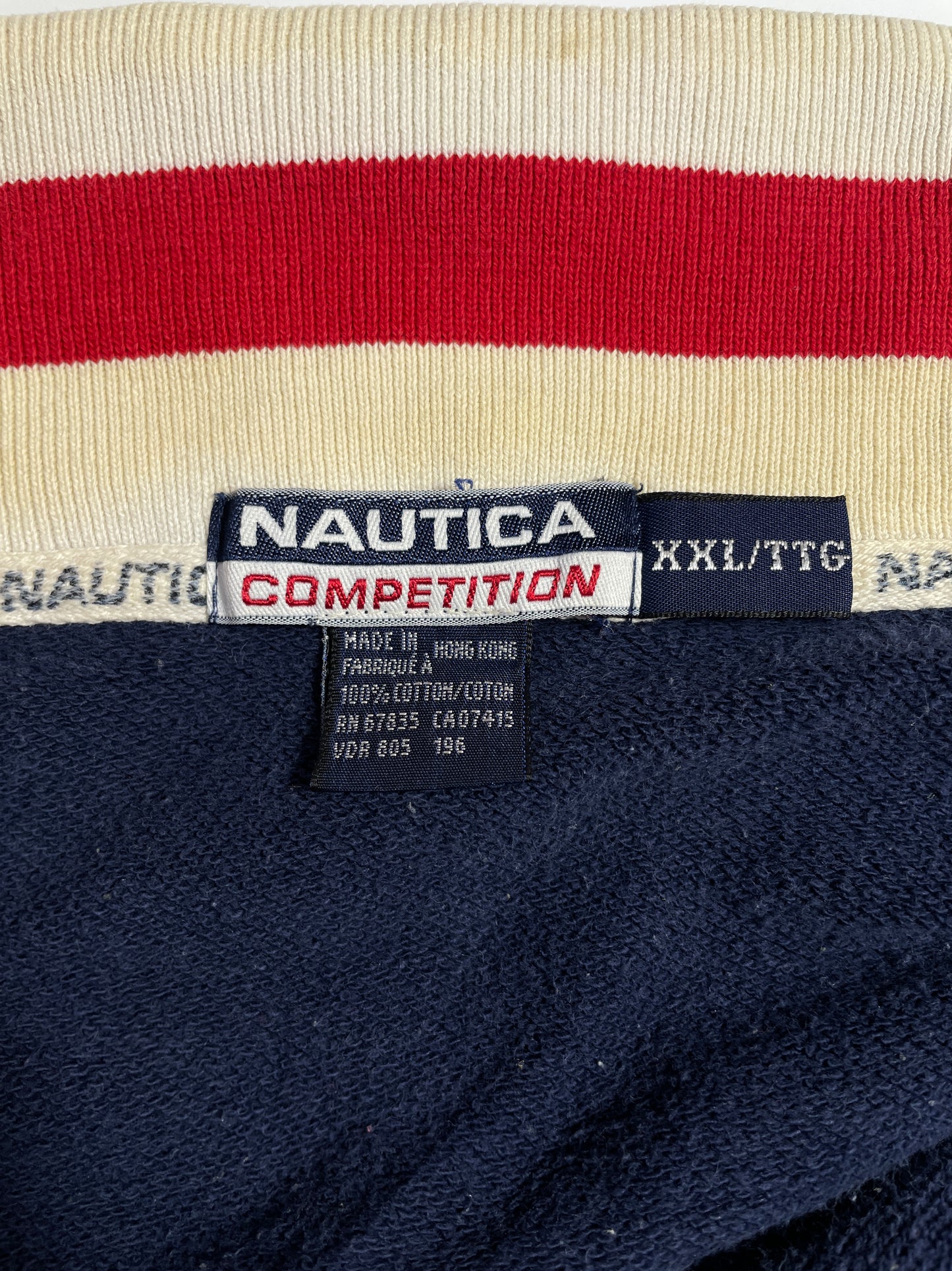 90’s NAUTICA COMPETITION Size XXL Half Zip-up Sweat-Shirt / A7080