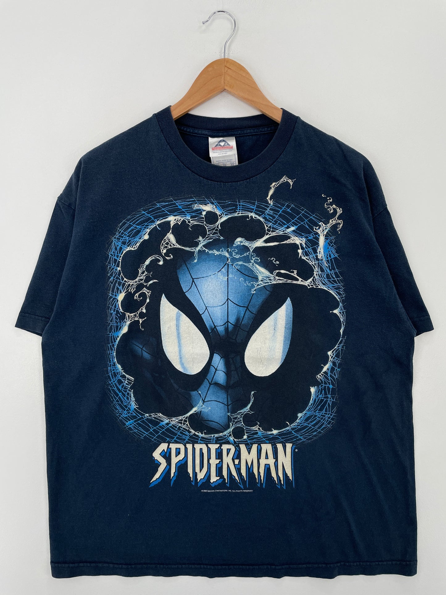 2002 SPIDER MAN MARVEL Size XL Vintage T-Shirt / A8101