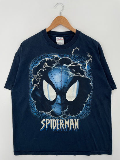 2002 SPIDER MAN MARVEL Size XL Vintage T-Shirt / A8101