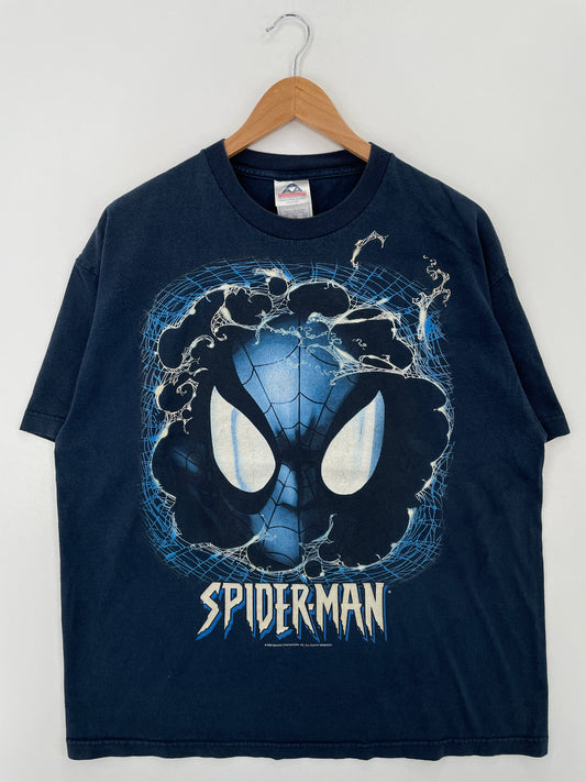 2002 SPIDER MAN MARVEL Size XL Vintage T-Shirt / A8101
