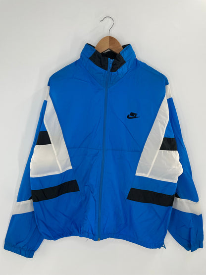 .90's NIKE Silver Tag Size L Vintage Zip-up Nylon Jacket / A8845