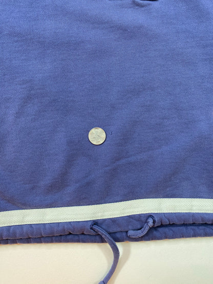 90’s NIKE Size M Damaged Vintage Half-zip Hoodie Sweat-shirt  / 6004