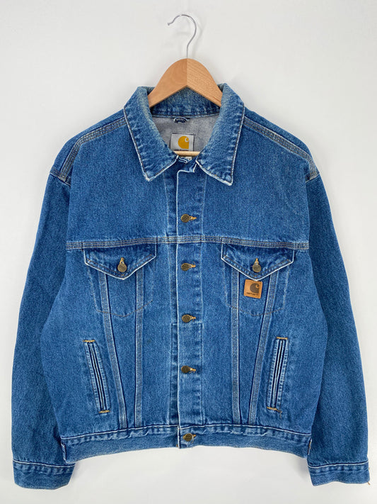 Vintage CARHARTT Size M Denim Jacket / A694