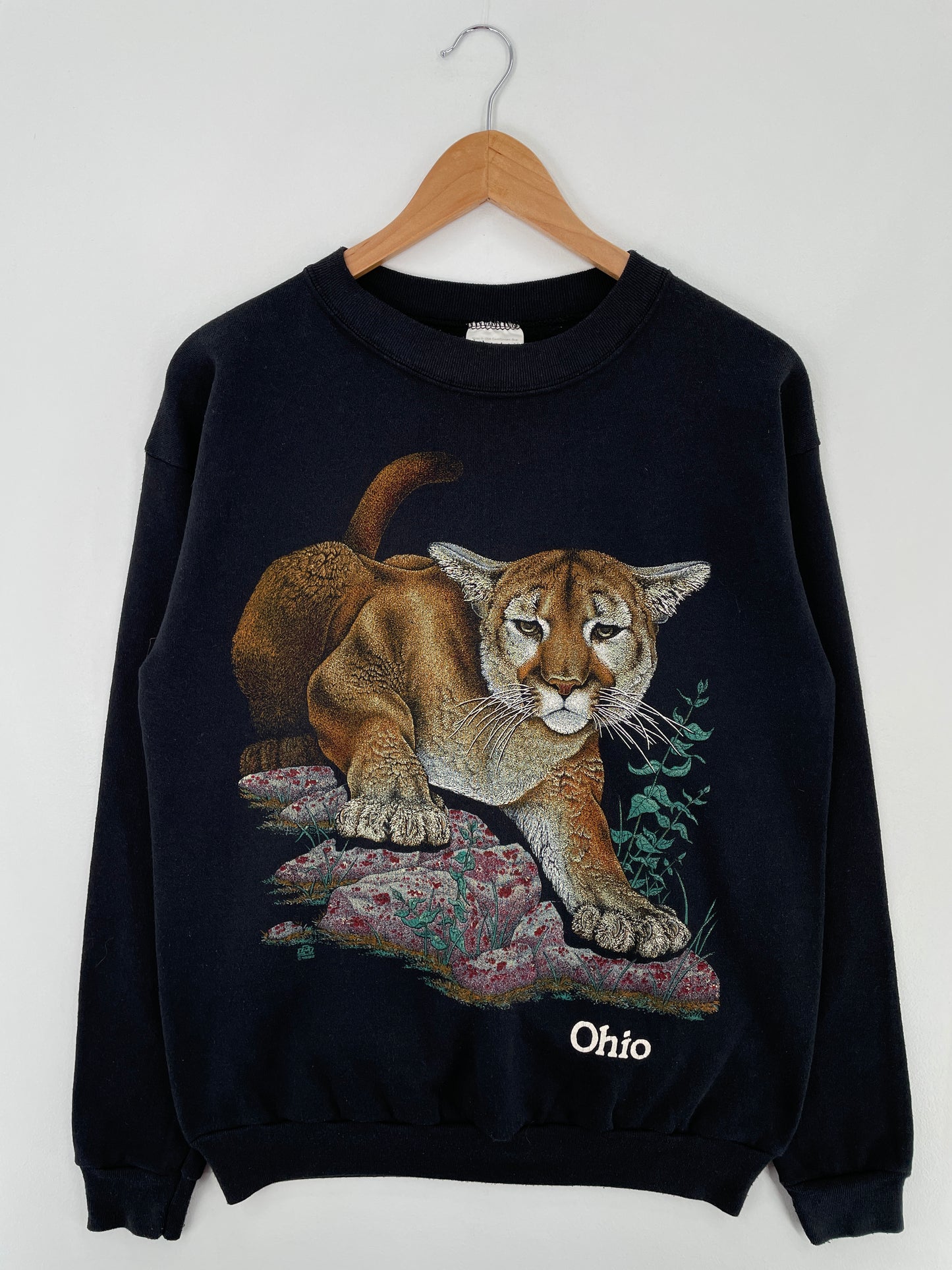 90's OHIO TIGER Size L Vintage Animal Sweat-Shirt / A9932