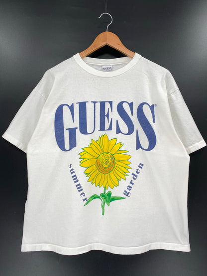 90’s GUESS Made in USA Size Vintage M T-Shirt / K4703