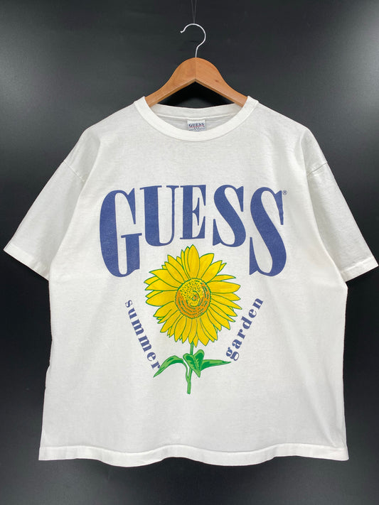 90’s GUESS Made in USA Size Vintage M T-Shirt / K4703