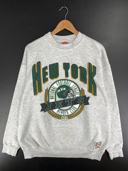 90's NEW YORK JETS Made in USA Size XL Vintage NFL Sweat-shirt / E2224S