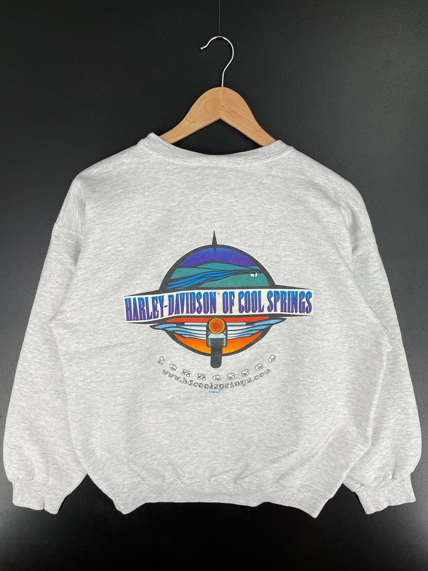 1996 HARLEY DAVIDSON Size No Tag(Approx.L) Vintage Sweat-shirt / A4291