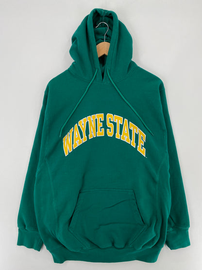 Vintage WAYNE STATE Size L Vintage College Hoodie Sweat-shirt / E4585S