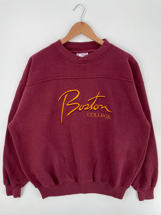 90’s BOSTON Size L College Sweat-shirt / A490