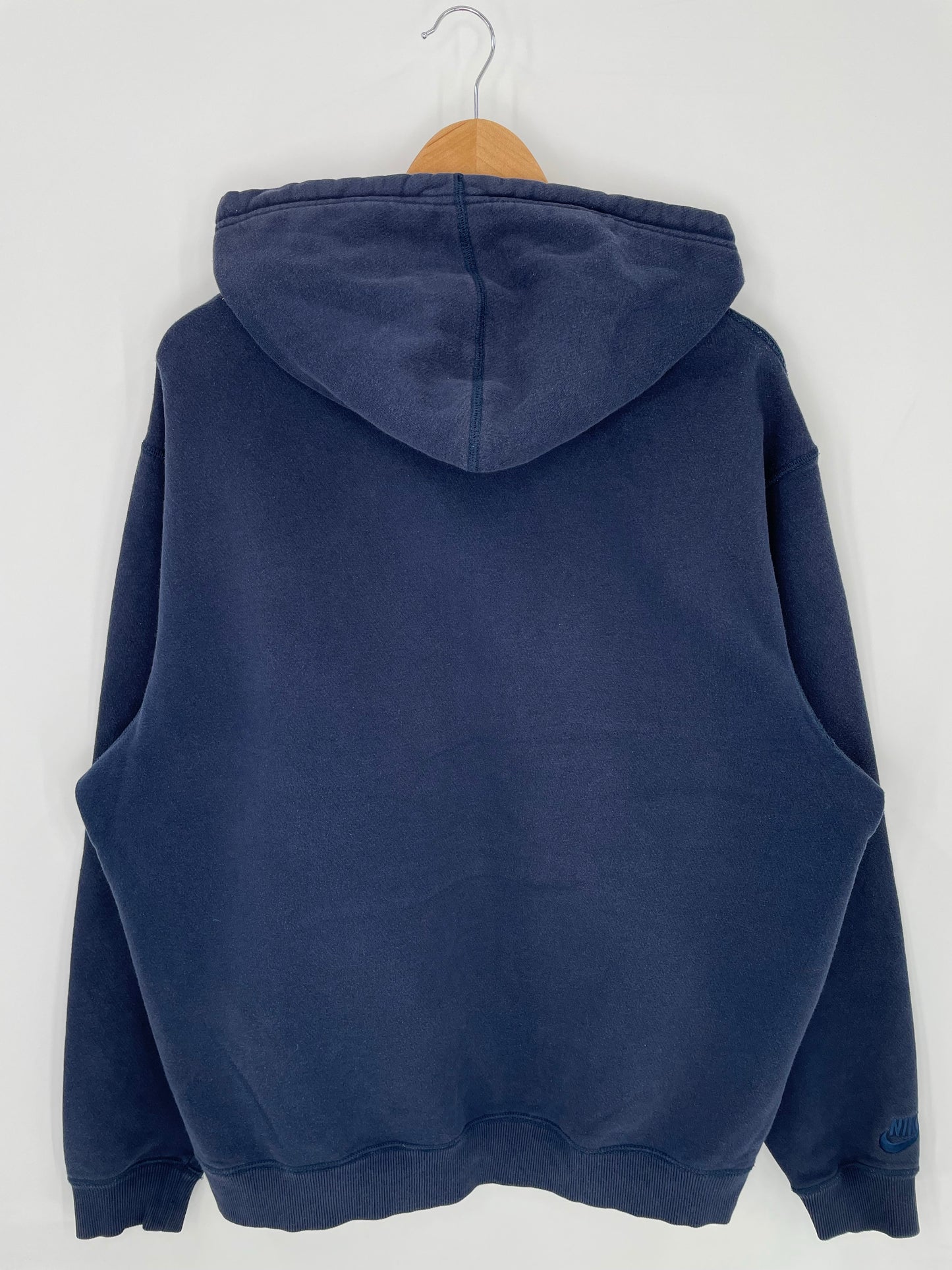 00’ NIKE Size XL Vintage Hoodie Zip-up Sweat-shirt / K8582
