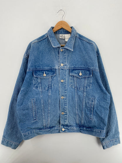 00' DISNEY WINNIE THE POOH Size XL Vintage Denim Jacket / A5882