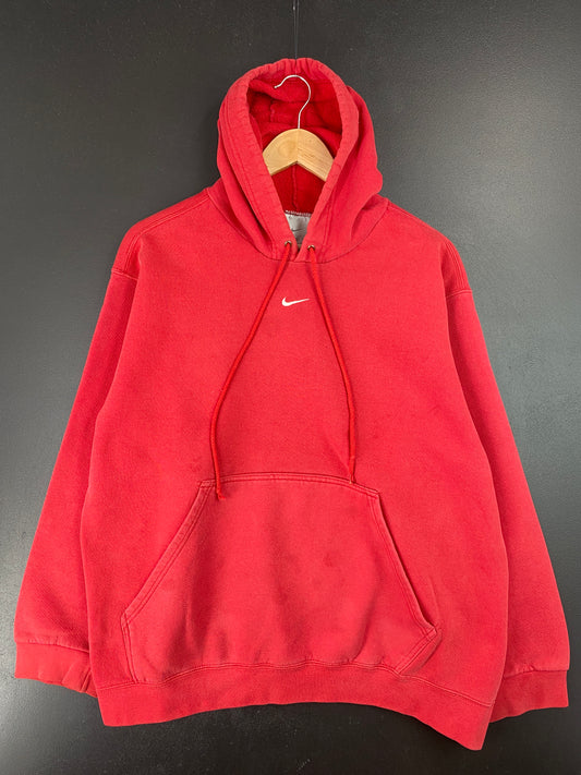 90’s NIKE CENTER SWOOSH Size L Vintage Hoodie Sweat Shirts / A7263