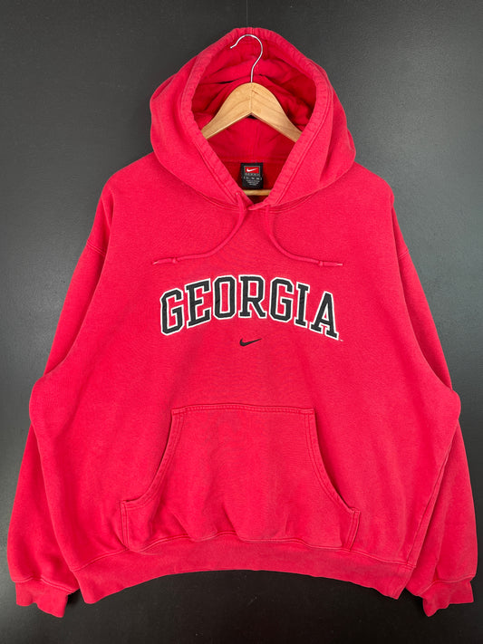 00' NIKE x GIORGIA Size XL Vintage College Hoodie Sweat-shirt / A8779