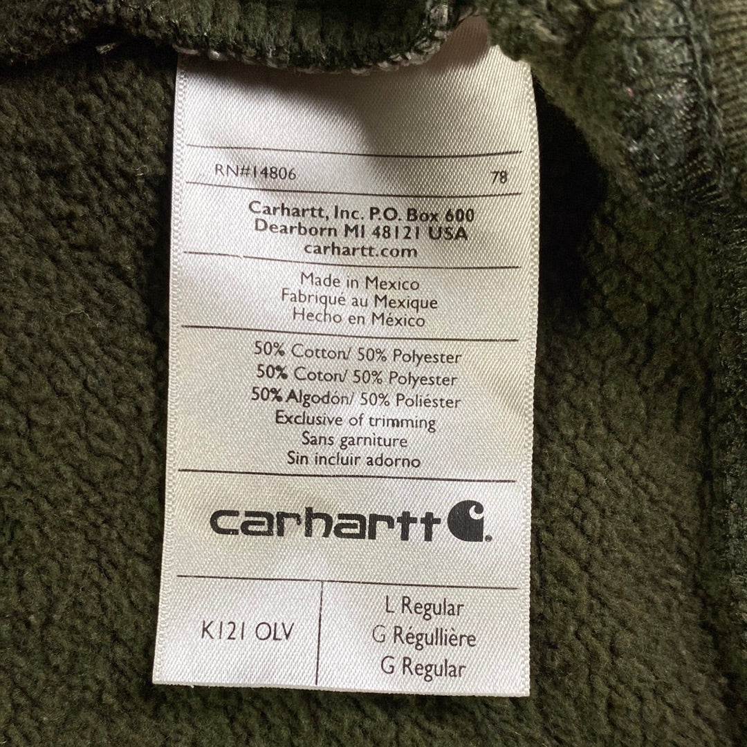 Vintage CARHARRT Size L Hoodie Sweat Shirt / A8391