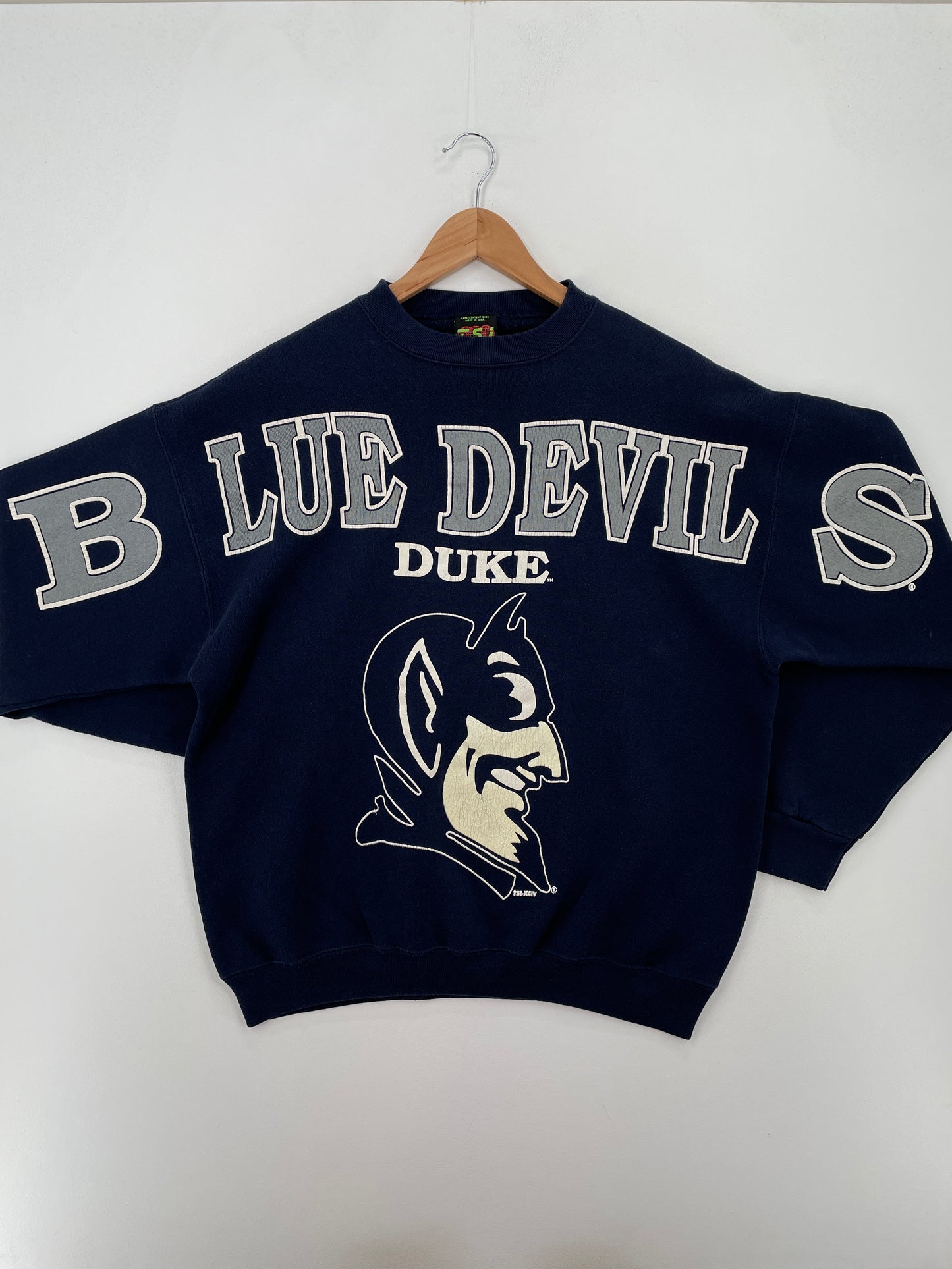 90's DUKE BLUE DEVILS Made in USA Size L College Sweat-Shirt / A7984