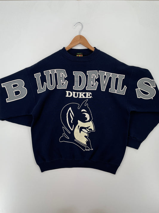 90's DUKE BLUE DEVILS Made in USA Size L College Sweat-Shirt / A7984