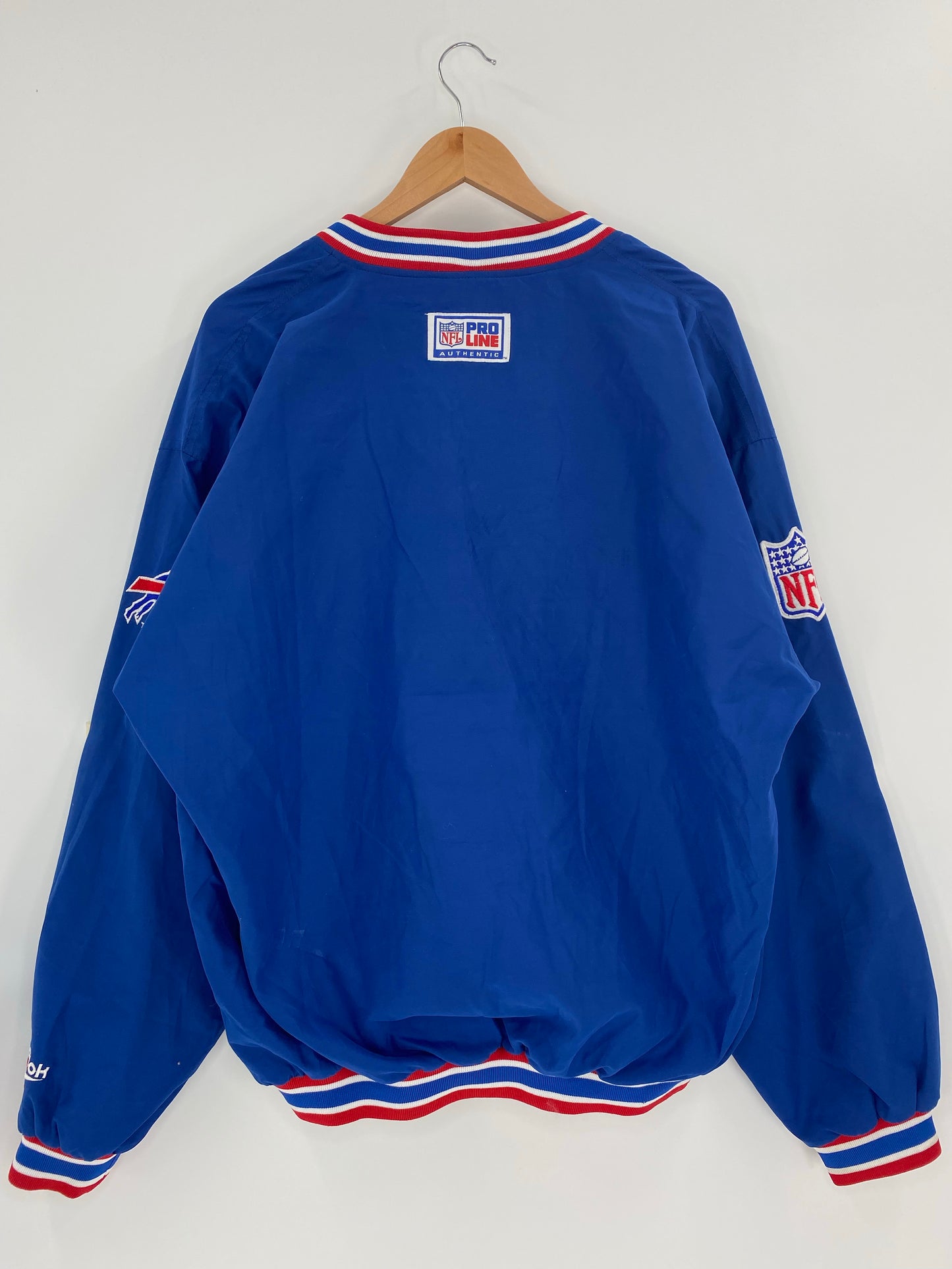 Vintage REEBOK BILLS Size L NFL Nylon Jacket  / K4725