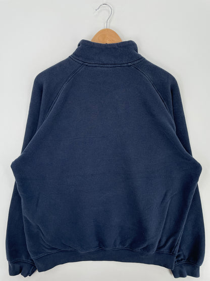 00' NIKE Size XL Vintage Half Zip-up Sweat-Shirt / A4459