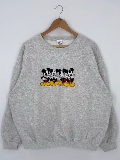 90’s DISNEY MICKEY Made in USA Size XL Vintage Sweat-shirt / K6158