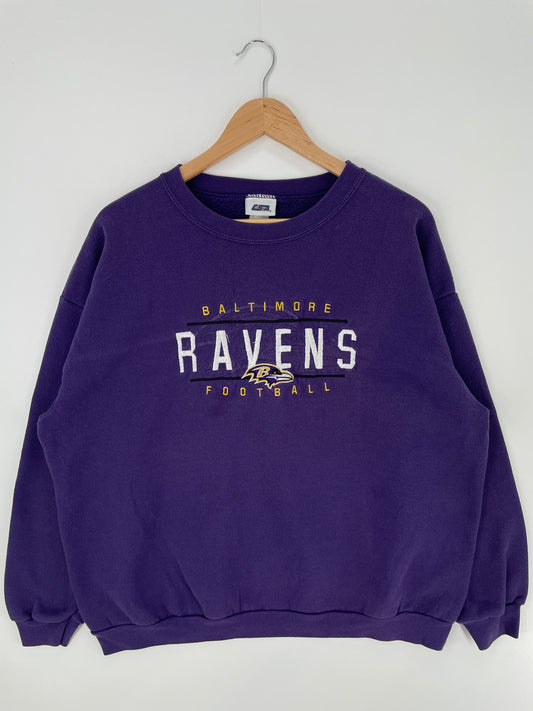 Vintage BALTIMORE RAVENS Size XL NFL Sweat-shirt / A739