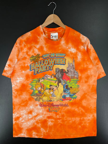 2005 DISNEY HALLOWEEN Made in USA Size L Vintage T-shirt / A6615