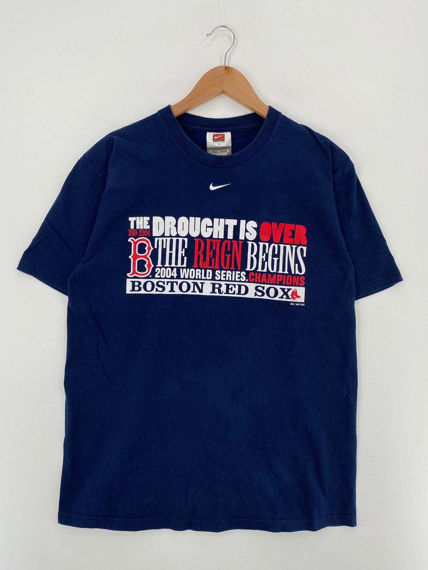 2004 NIKE x BOSTON RED SOX Size M Vintage MLB T-shirt / E5877T