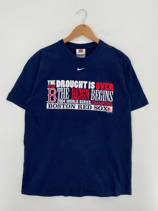 2004 NIKE x BOSTON RED SOX Size M Vintage MLB T-shirt / E5877T