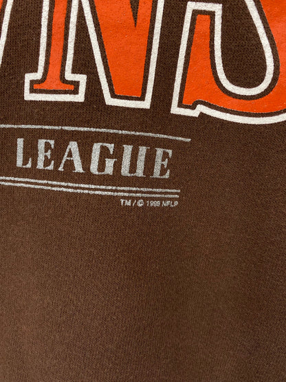 1998 CLEVELAND BROWNS Size L Vintage NFL Sweat-Shirt/ K8117
