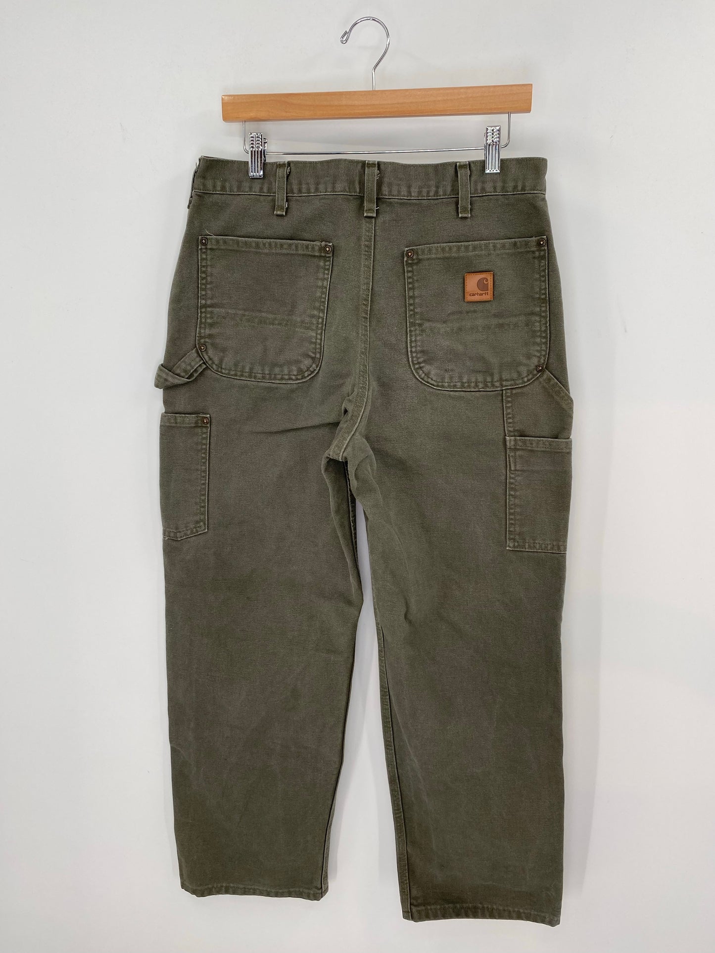 Vintage CARHARTT Double Knee Size 33x30 Duck Pants / K8065