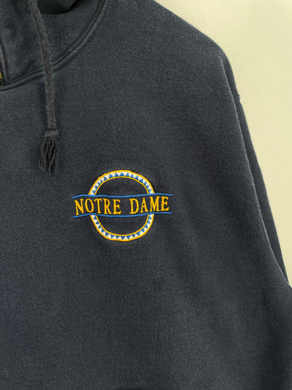 90's CHAMPION x NOTRE DAME Made in USA Size XL Vintage College Hoodie Sweat-shirt / E1342S